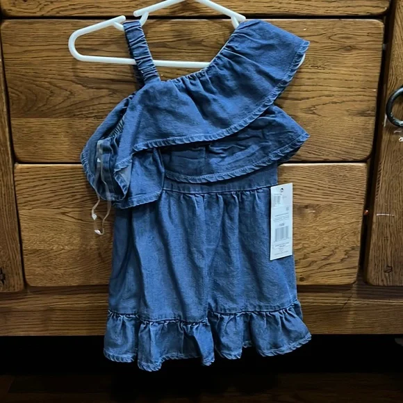 Habitual | Dresses | Nwt Habitual Girl Denim Dress Size 8 Month | Poshmark
